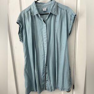 COOPERATIVE - Jean Dress -Tie back - with pockets - Womens Medium